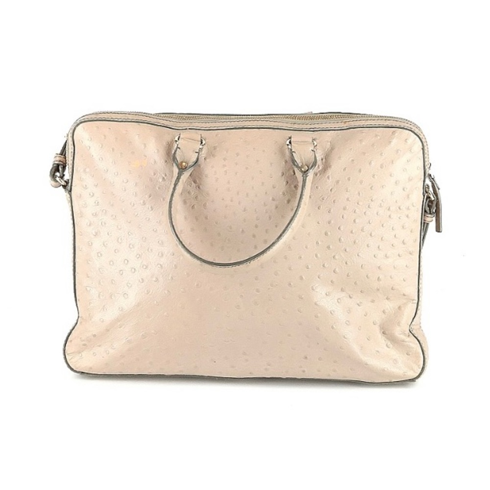 Kate Spade New York Ostrich Padded Laptop Bag Neutral Minimalist - Picture 3 of 4